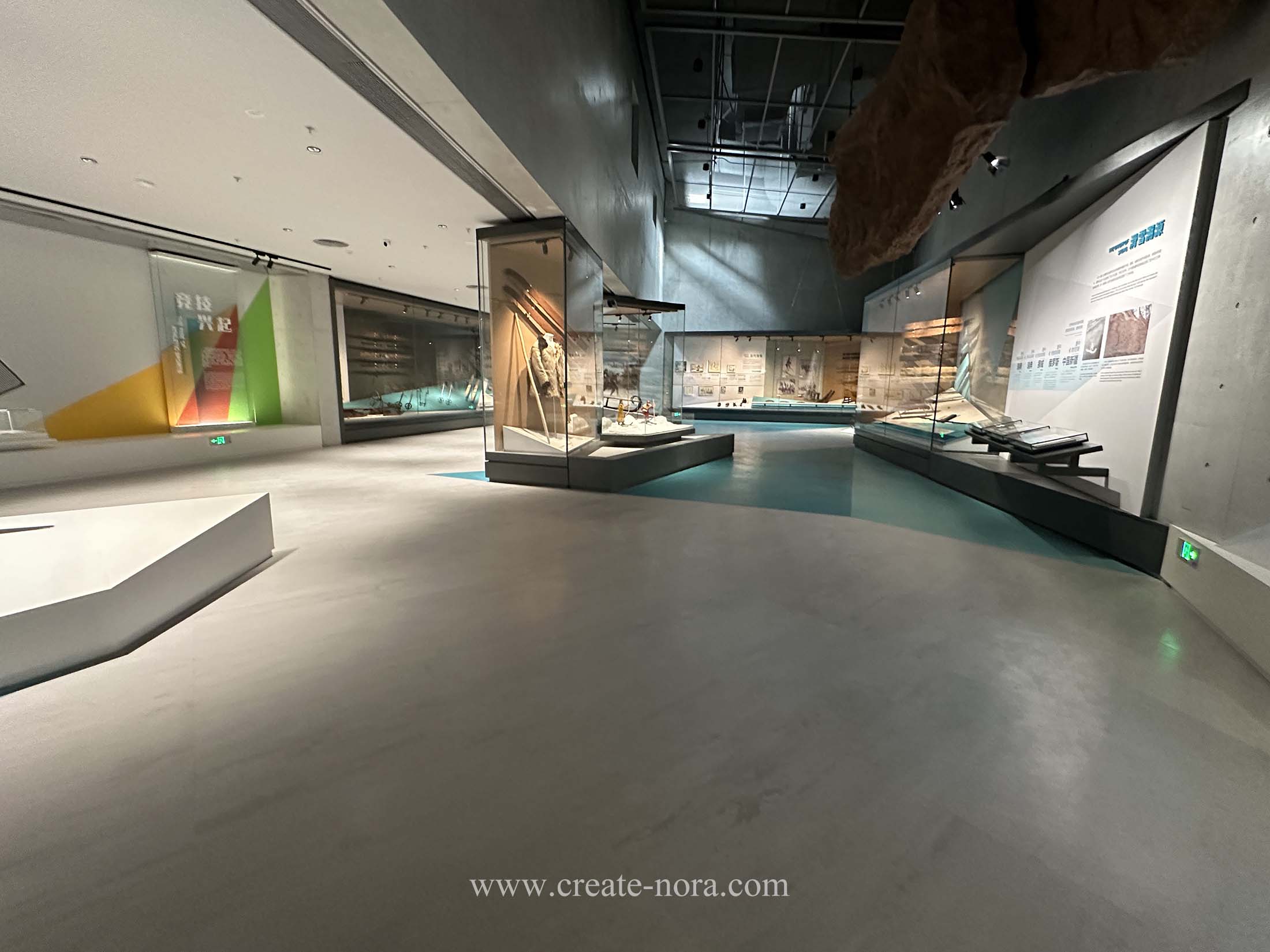 the photo of nora rubber flooring in winter sports Museum 14